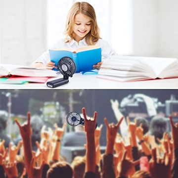 SHINIC Portable Handheld Fan with Power Bank and 20 Hour Runtime