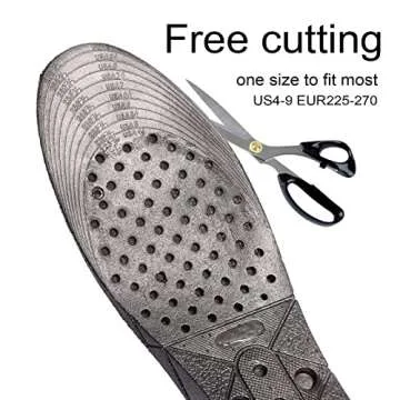 Wilcomft Height Increase Insoles for Men and Women