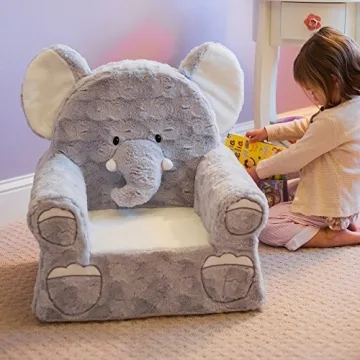 Animal Adventure Plush Elephant Chair for Toddlers