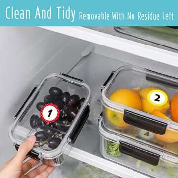 480 PCS Polka Dot 1-40 Numbers Stickers for Office, Classroom, Organizing (Each Measures 1" in Diameter)