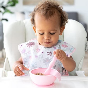 Bumkins Baby Bowl Silicone Feeding Set for Toddlers