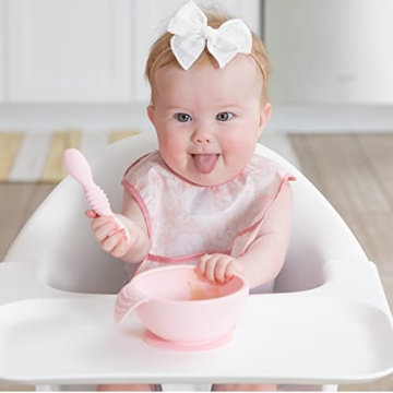 Bumkins Baby Bowl Silicone Feeding Set for Toddlers