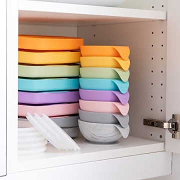 Bumkins Baby Bowl Silicone Feeding Set for Toddlers