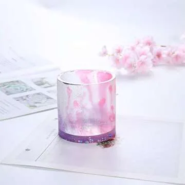 VTurboWay Big DIY Cylinder Resin Plant Mold, Internal Diameter 2.95", Internal Depth 2.95", Cylinder Silicone Molds, DIY Flower Pot Molds, Planter Pot Mold, Pen Holder molds