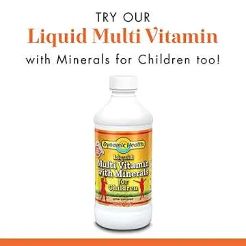 Dynamic Health Liquid Vitamin C for Kids 333 mg with Rose HIPS, Acerola & Bioflavonoids | Approx. 96 Servings, 16 FL OZ