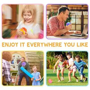 Pop Fidget Toys Balls for Kids - 9 Pack Party Favors