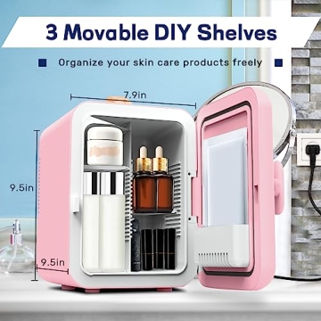 Aidek Portable Mini Fridge for Makeup & Skincare Needs