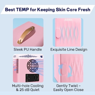 Aidek Portable Mini Fridge for Makeup & Skincare Needs