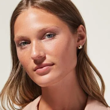 Ana Luisa Spherical Earrings - Stylish and Comfortable Huggies