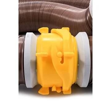 Camco Revolution Sewer Hose Kit with 360 Degree Swivel Fittings and 4-in-1 Elbow Adapter, Universal Fit, 20 Feet (39634)