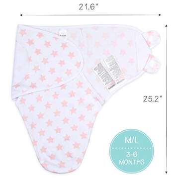 The Peanutshell Baby Swaddle Blankets Set of 3 Floral