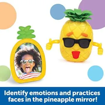 Learning Resources Big Feelings Pineapple Deluxe Set, Social Emotional Toys for Toddlers, Sensory Toys for Autistic Children, Speech Therapy Materials, 50 Pieces, Ages 3+