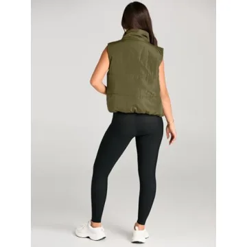 AUTOMET Women's Puffer Vest Lightweight with Pockets