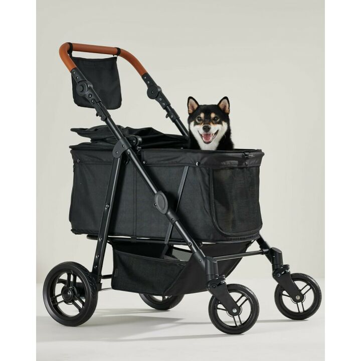 Medium Pet Stroller for Dogs & Cats Up to 66lbs