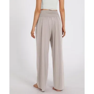 ODODOS Women's Comfortable Palazzo Pants with Pockets