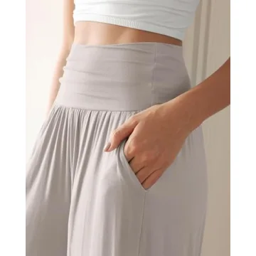ODODOS Women's Comfortable Palazzo Pants with Pockets