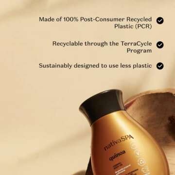 Nativa SPA by O Boticario Quinoa Hydrating Body Oil, Soft and Healthy Skin, 6.8 oz. (200 ml)