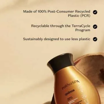 Nativa SPA by O Boticario Quinoa Hydrating Body Oil, Soft and Healthy Skin, 6.8 oz. (200 ml)