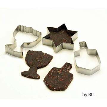 Rite Lite Chanukah Cookie Cutters Set of 3 for Holiday Fun