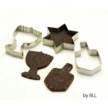 Rite Lite Chanukah Cookie Cutters Set of 3 for Holiday Fun