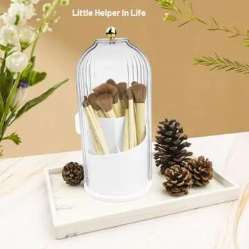 Ezebesta Makeup Brush Holder Organizer for Vanity