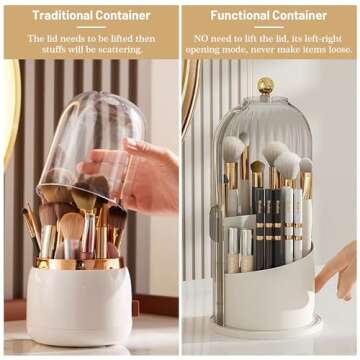 Ezebesta Makeup Brush Holder Organizer for Vanity