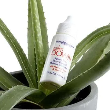 Smooth Skin with calm DOWN Razor Bump & Ingrown Hair Treatment