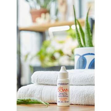 completely bare calm DOWN Ingrown Hair, Razor Bump & Redness Eliminator - Exfoliating AHAs & BHAs