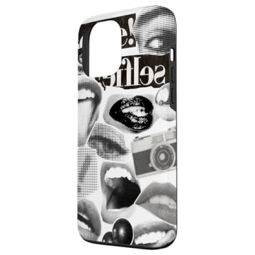 iPhone 13 Pro Max Selfie Halftone Art Case – Stylish Protection