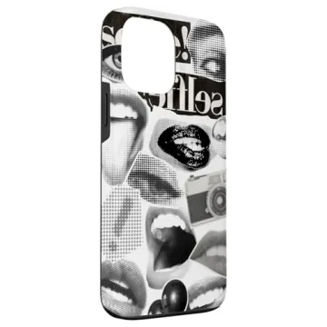 iPhone 13 Pro Max Selfie Halftone Art Case – Stylish Protection