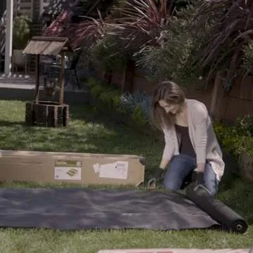 ECOgardener Premium 5oz Landscape Fabric, 3ft x 50ft Pro Garden Weed Barrier - Durable & Heavy Duty Weed Block Gardening Mat, Easy Setup & Superior Weed Control, Eco-Friendly & Convenient Design