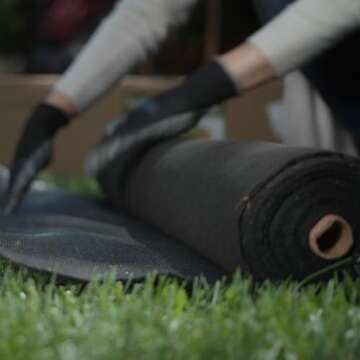 ECOgardener Premium 5oz Landscape Fabric, 3ft x 50ft Pro Garden Weed Barrier - Durable & Heavy Duty Weed Block Gardening Mat, Easy Setup & Superior Weed Control, Eco-Friendly & Convenient Design