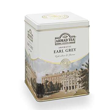 Ahmad Tea Earl Grey Aromatic Loose Tea, Ceylon Caddy, 17.6 Oz