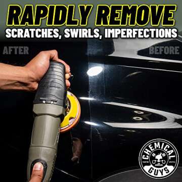Chemical Guys 10FX Random Orbital Polisher Kit with 8 Essential Items for Detailing Excellence