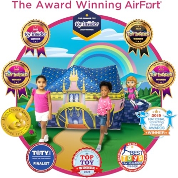 Inflatable AirFort Royal Castle for Kids Instant Play Tent