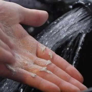 Best Face Wash for Men - Lather & Wood's Face Scrub - Luxurious Exfoliating Mens Face Wash for the Man's Man. 4oz Facial Cleanser for Men.