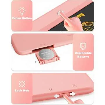 Bravokids 10 Inch LCD Writing Tablet for Kids