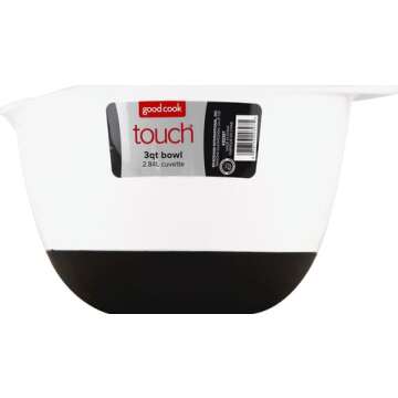 Good Cook Touch Plastic Mixing Bowl, 3-Quart