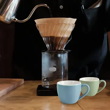 homEdge Mini Porcelain Espresso Cup Set of 6 Multicolor