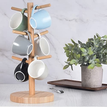 homEdge Mini Porcelain Espresso Cup Set of 6 Multicolor