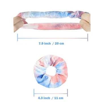 Stylish IVARYSS Velvet Scrunchies - 12 Colorful Hair Ties