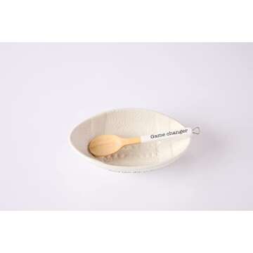 Mud Pie Football Dip Bowl and Spoon Sets (Dip is Good Bowl Set)