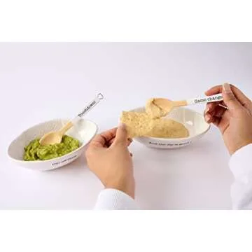 Mud Pie Football Dip Bowl and Spoon Sets (Dip is Good Bowl Set)