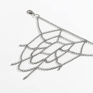 Kenjudess Gothic Spider Webbing Pants Chain for Everyone