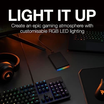 Seagate FireCuda 1TB RGB Gaming Hard Drive USB 3.2
