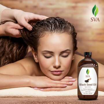 SVA Black Seed Oil - 100% Natural for Skin & Hair Care