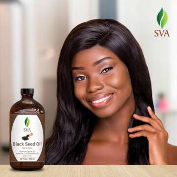 SVA Black Seed Oil - 100% Natural for Skin & Hair Care