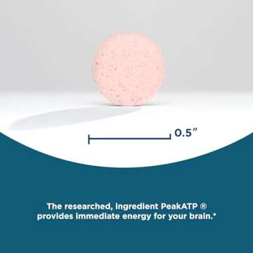 Seeking Health Brain Nutrients, Brain Fog and Memory Support, Cognitive Function and Energy Support, Focus and Concentration Supplement (60 lozenges)