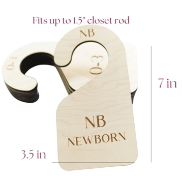 Modern Baby Closet Dividers for Nursery Organization
