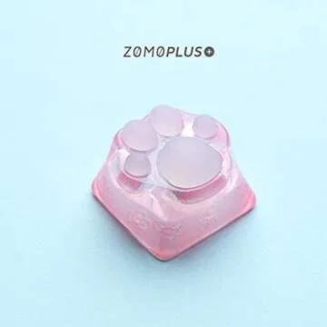 wwkeycaps ZOMO Special Edition 3D Printing Gaming Cat Keycaps Cherry MX keycaps Cats paw ShapeSakura Pink